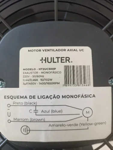 Motor Axial 300MM hulter