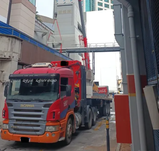 Scania p340 com munck