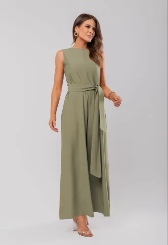 Macacão Verde em Tecido M (NOVO COM ETIQUETA