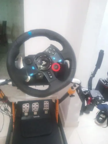 Volante G29 com câmbio+ freio de mão+ cockpit
