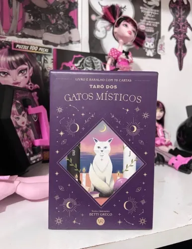 tarot dos gatos místicos livro e baralho