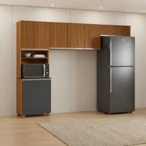 Oferta! Armário de Cozinha Paris 6 Portas novo