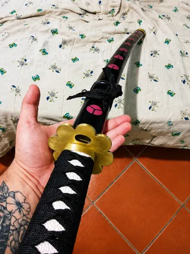 Katana Zoro - Cosplay + Suporte para Parede.
