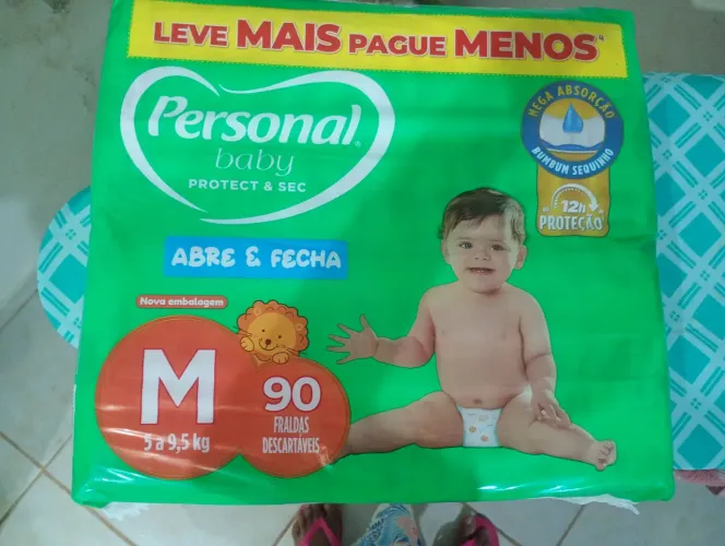 Fraldas descartáveis Personal