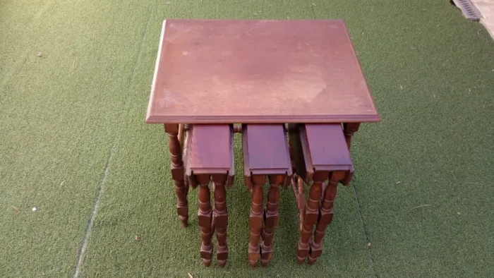 conjunto de mesas dobráveis