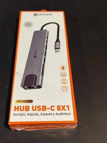 Hub USB-c Adaptador 8 Em 1 Penning