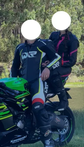 Macacão Motociclista Masculino e Feminino