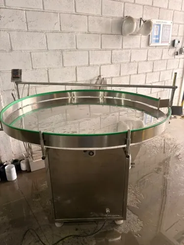 mesa alimentadora rotativa inox 304