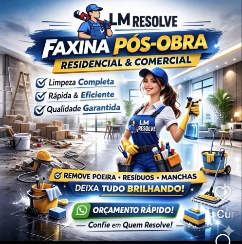 Limpeza pós obra