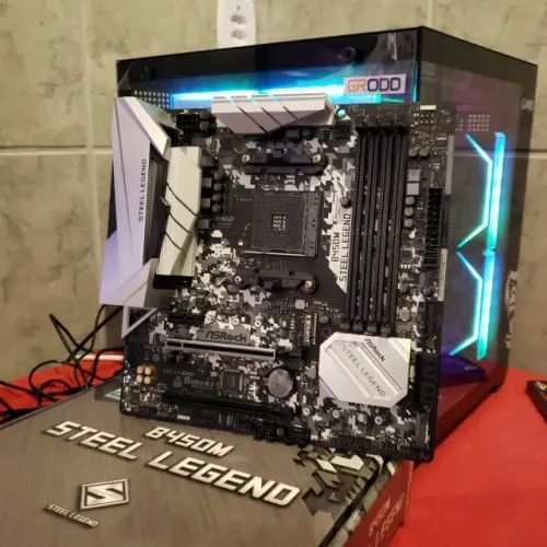 KIT UPGRADE GAMER - RYZEN 5 5500 + ASROCK B450M + 8GB RAM RGB