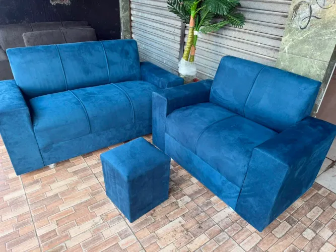 SOFÁ 2 E 3 LUGARES COMPLETO ENTREGA GRÁTIS E GARANTIA 