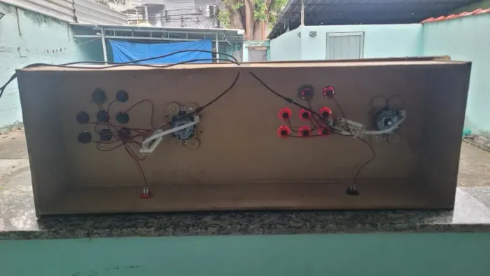 2 controles de fliperama