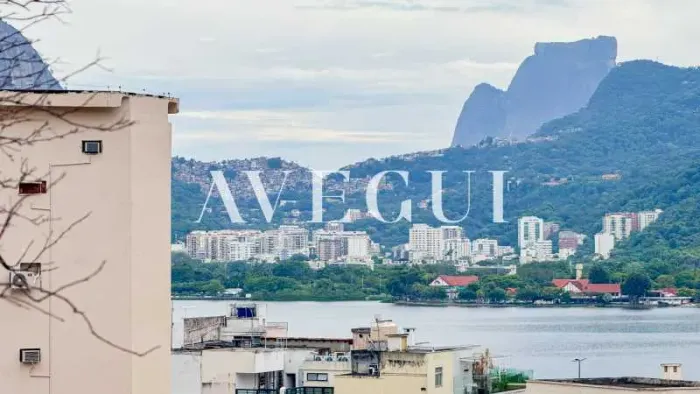 Lagoa - Baronesa de Pocone | 167 m² · 4 quartos avarandados · Vista Cristo e Lagoa · 4 vag