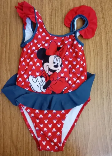 Maiô infantil 2/3 anos Minie