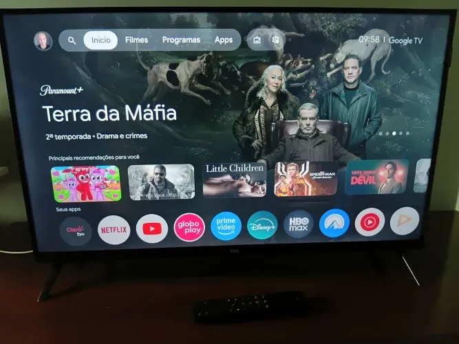 Smart TV 32? FHD TCL 32S5K QLED Dolby Audio Google TV