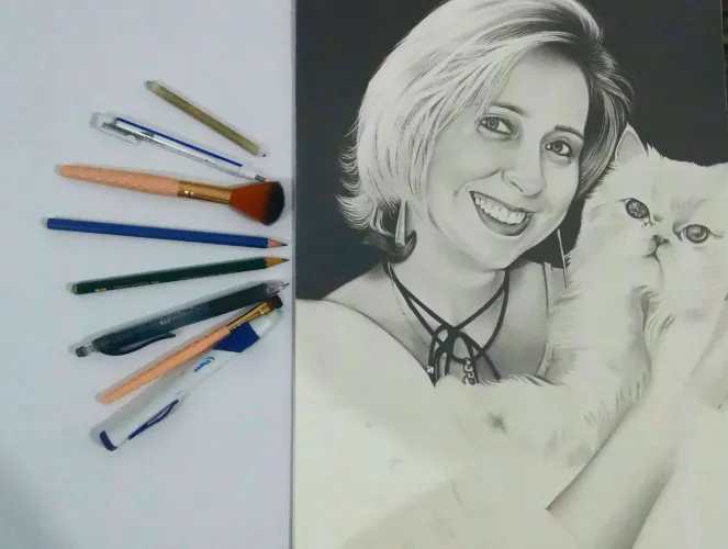 Retrato a lapis