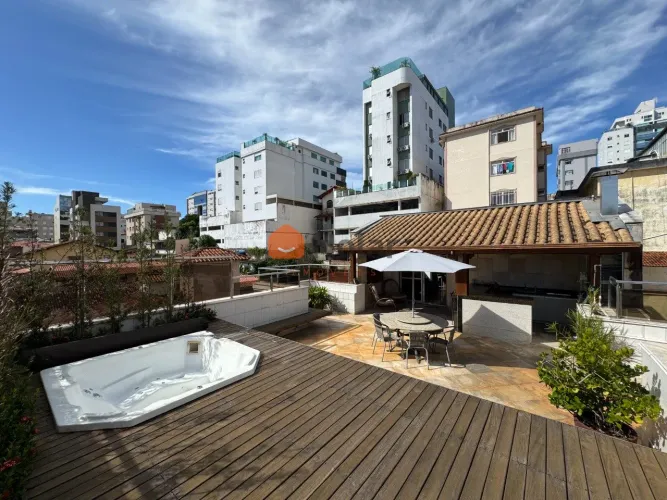 Cobertura á venda de 5 quartos com suíte e 3 vagas no bairro Cidade Nova em Belo Horizonte