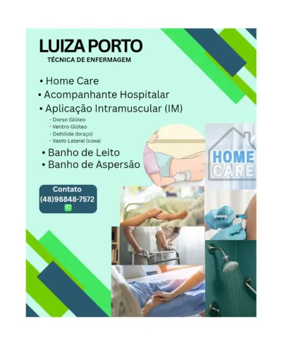 HOME CARE / CUIDADORA / ACOMPANHANTE HOSPITALAR