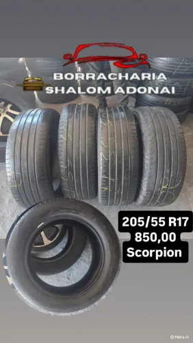 4 pneus 205/55 R17