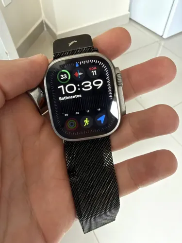 Apple Watch Ultra 49mm GPS + Celular Titânio Seminovo