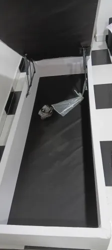 Cama Box Baú Solteiro (Com Pezinhos) - Desapego Barato!