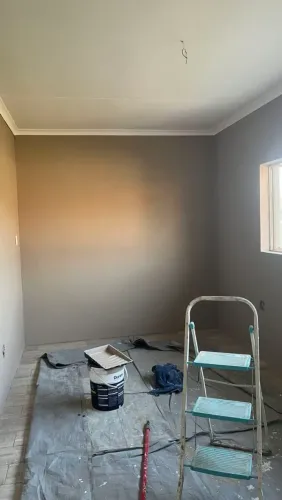 Trabalho com pintura residencial e predial