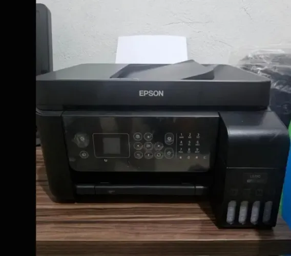 Impressora Multifuncional Semiprofissional L5190 Tank de Tinta Colorida com wifi e Rede