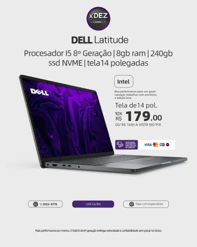 Notebook Dell latitude