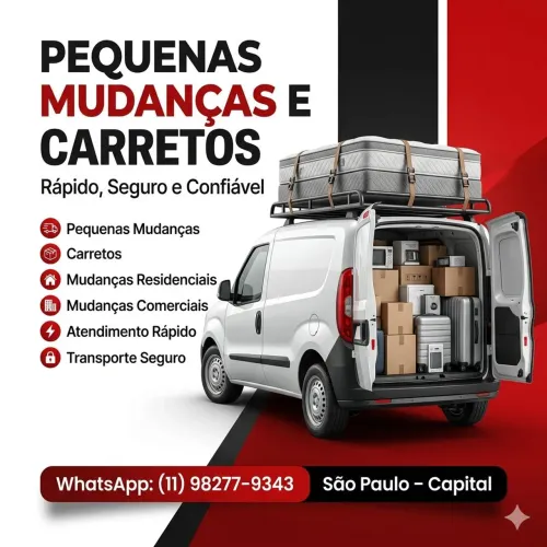 MUDANÇA PEQUENA E CARRETO
