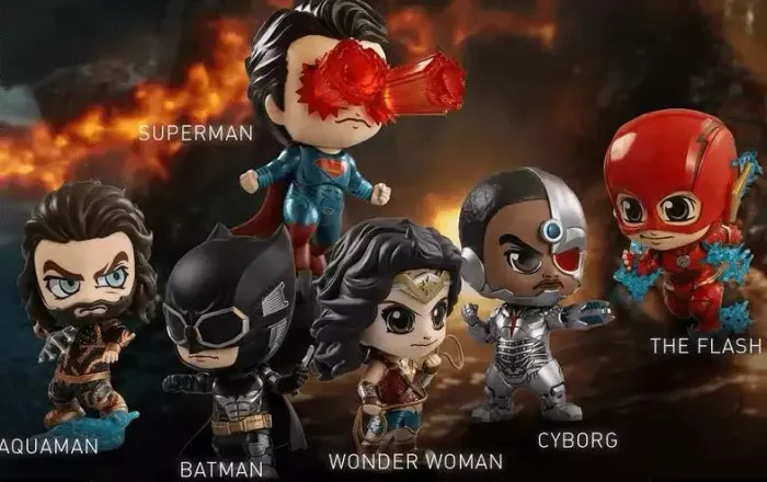 Cosbaby Hot toys liga da justiça set completo novo