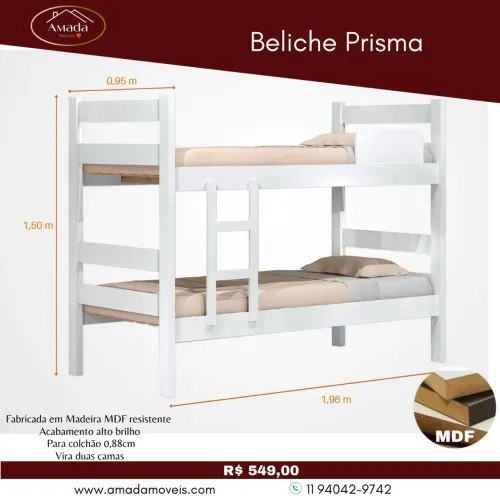 Beliche prisma , à pronta entrega 