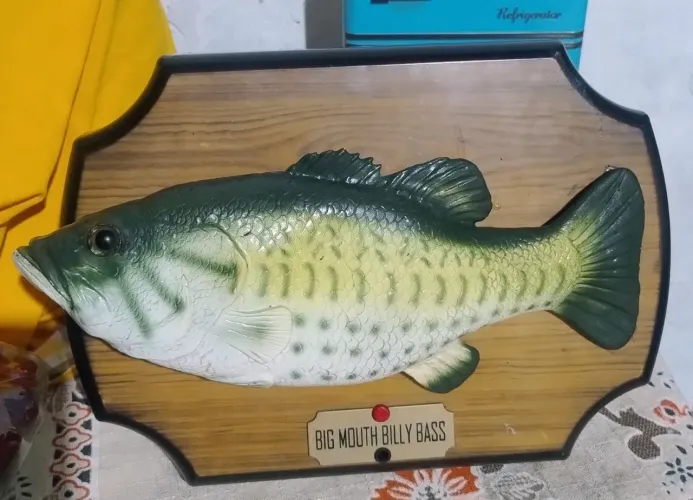 Quadro PEIXE cantor vintage 