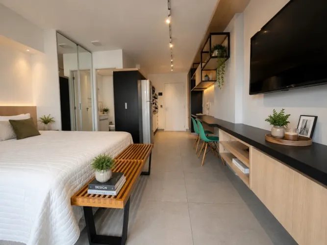 Studio para venda em Santa Efigênia com 1 quarto, 31m²