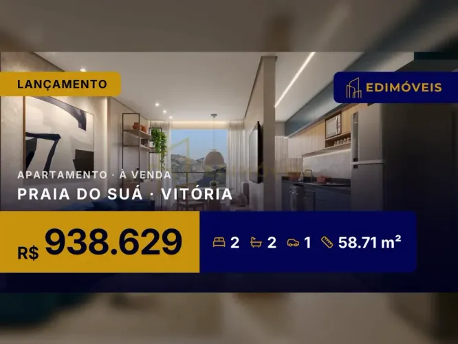 Oportunidade: Apartamento de 2 Quartos na Praia do Suá com Lazer Completo