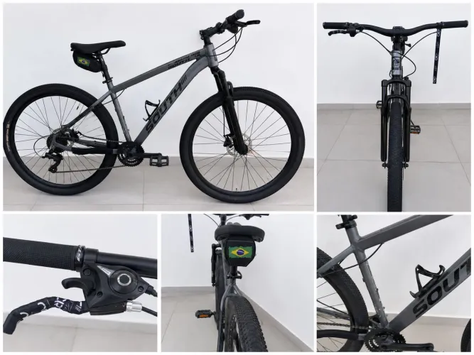 Bike South Legend Aro 29 Cinza 7 Marchas
