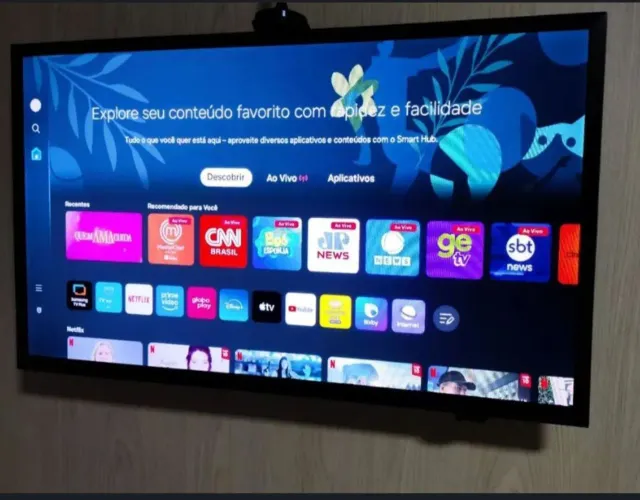 Tv smart samsung pouco uso