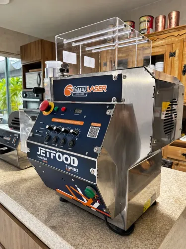 MÁQUINA DE SALGADOS INTERLASER + FUNIL PARA DUPLO RECHEIO