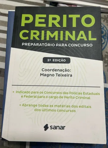Livro Perito Criminal - 2 edição - Sanar