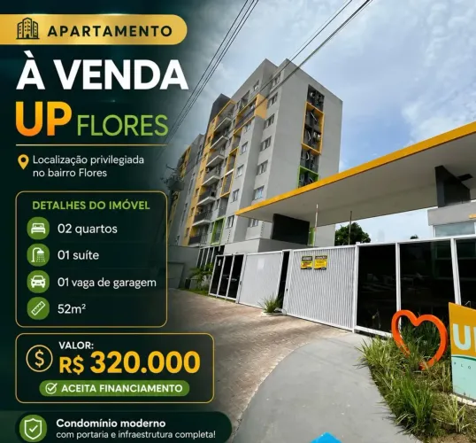 APARTAMENTO À VENDA | CONDOMÍNIO UP FLORES Av. Senador Raimundo Parente!!!