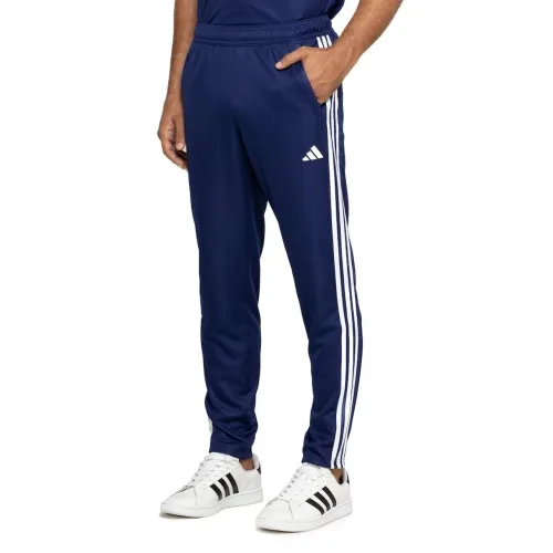 Calça Adidas treino train essentials 3-stripes - Azul Marinho