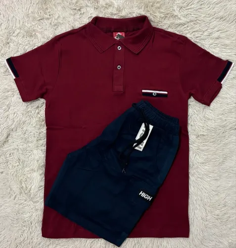 Kit Camisa Polo e Bermuda Cargo