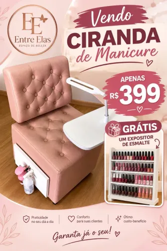Vendo ciranda de manicure grátis expositor de esmaltes