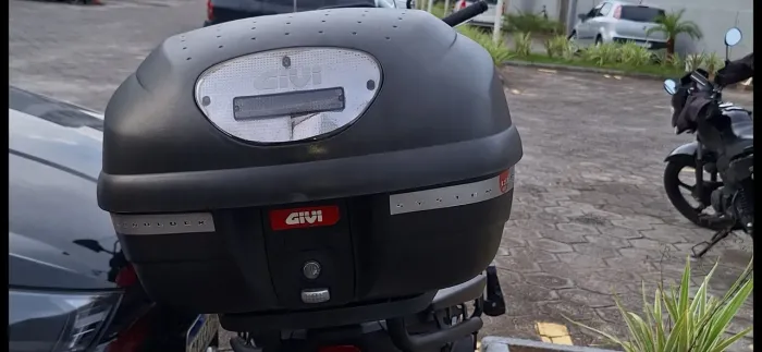 Suporte Scam com baú givi e33 para cb250f twister 