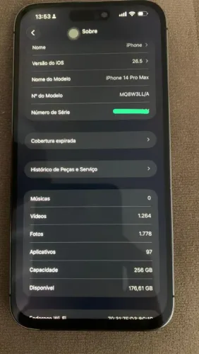iPhone 14 pro Max 256gb leia