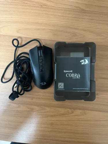Mouse Gamer Redragon Cobra V3 Preto RGB 10000DPI