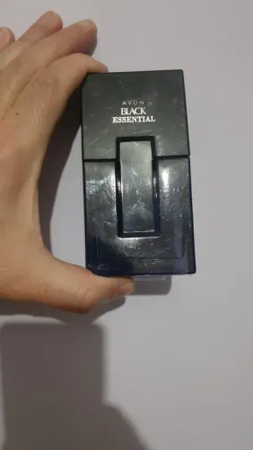 Perfume Black Essential, Avon, Edição Antiga, 100ml (contém 75ml), sem caixa