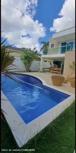 Casa em Condomínio para Locação em Camaçari, Alphaville (Abrantes), 4 dormitórios, 4 suíte