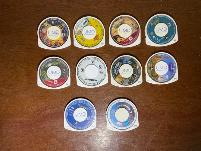 Lote de Jogos PSP (Mídias UMD Originais)