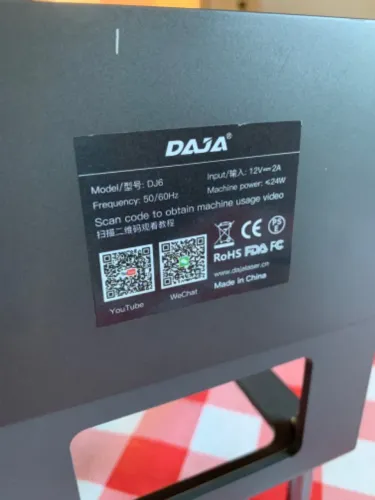 Mini Gravadora a Laser Daja DJ6 3W ? pouco uso
