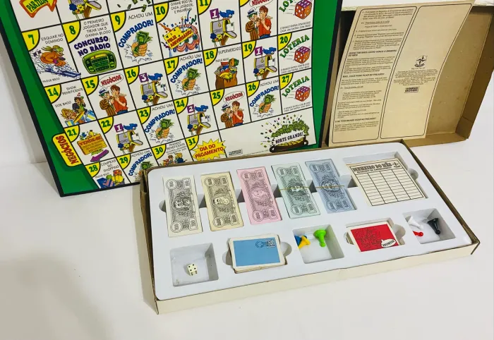 Antigo Jogo Dinheiro Do Mês Estrela - Anos 80/90 Raro